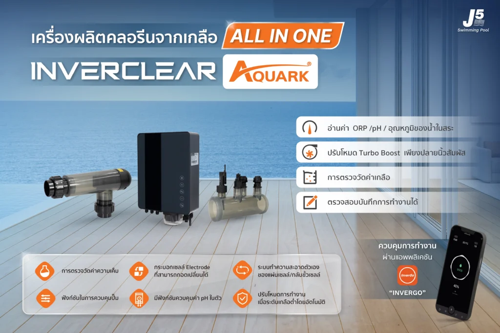 การดูแลสระว่ายน้ำในช่วงหน้าฝน เรื่องสำคัญที่ไม่ควรมองข้าม 2 Inverclear เครื่องเกลือ 01
