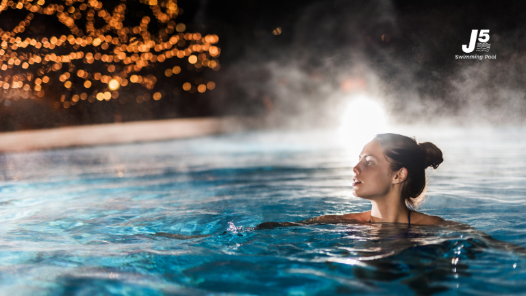 Add warmth to the swimming pool 1