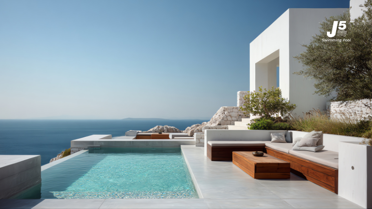 Complete swimming pool set 01