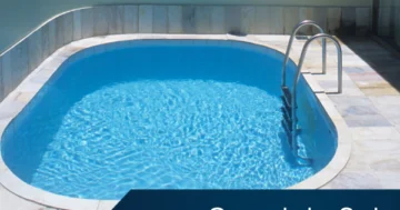 Complete swimming pool set cover